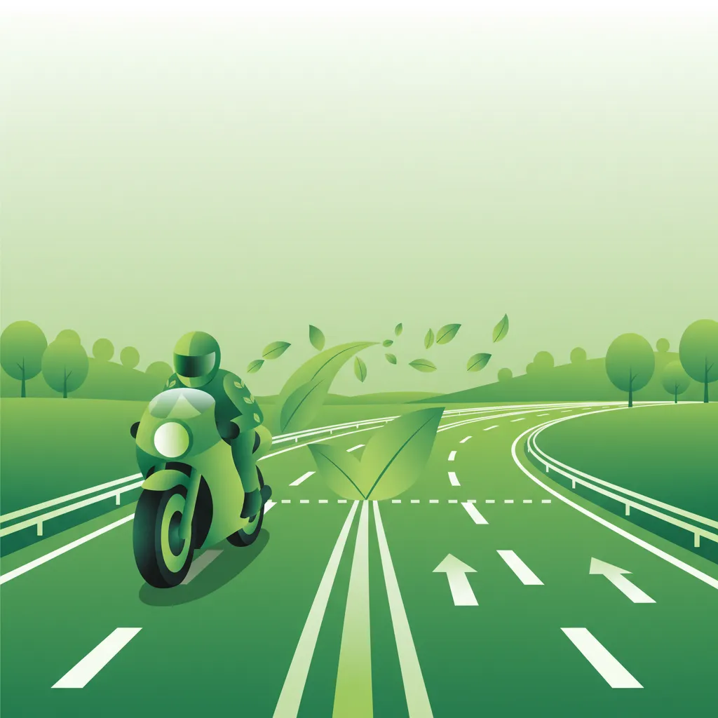 Road Markings and Lane Discipline for Motorcyclists lesson overview image