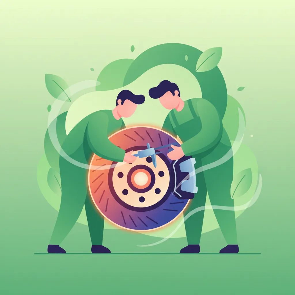 Bromsförsämring, underhåll och inspektion översiktsbild för lektionen