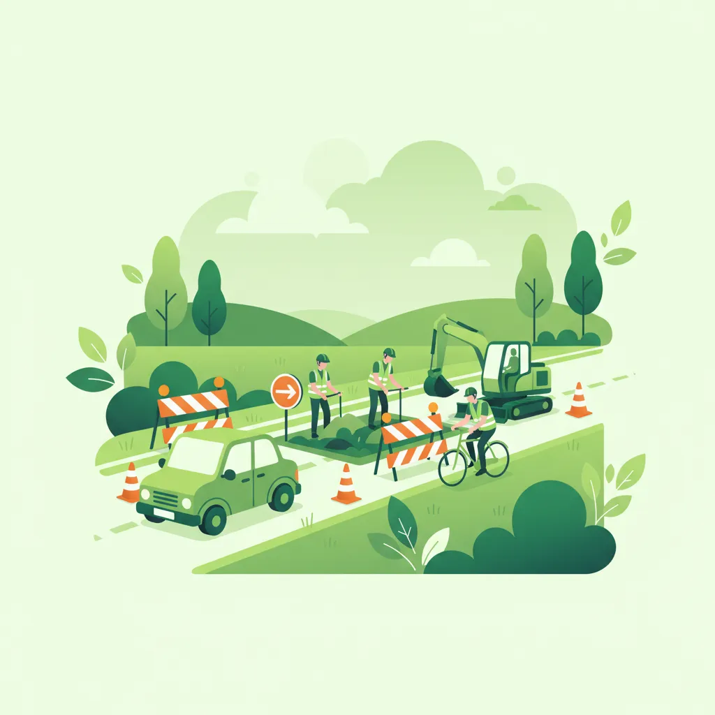 Temporary Signs and Construction Zones lesson overview image