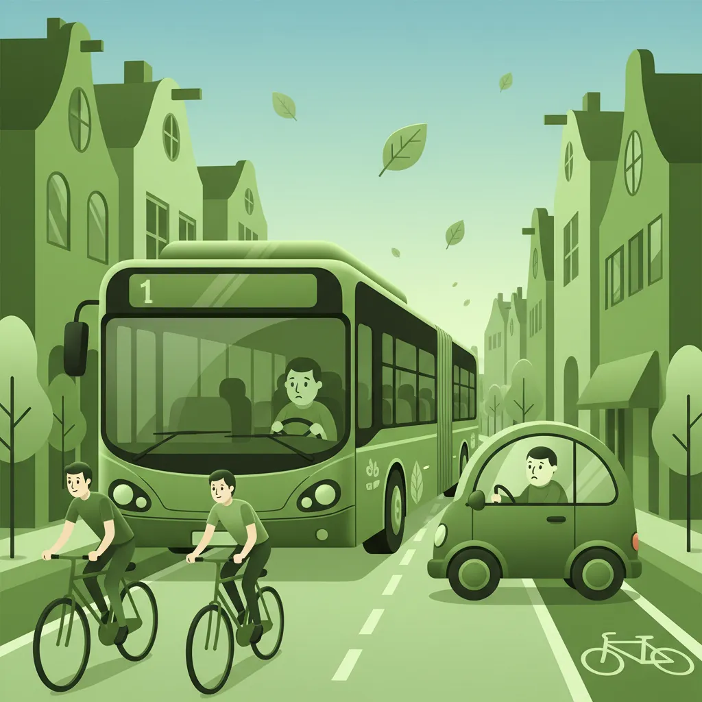 Interaction with Buses, Trucks, and Vulnerable Users lesson overview image