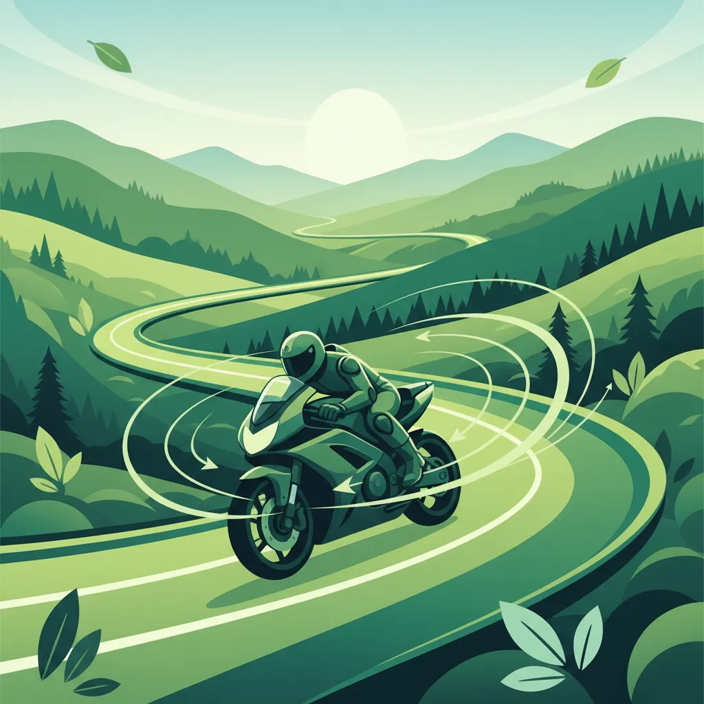 Dutch A1 Motorcycle Theory: Physics of Lean Angles and Centrifugal Forces