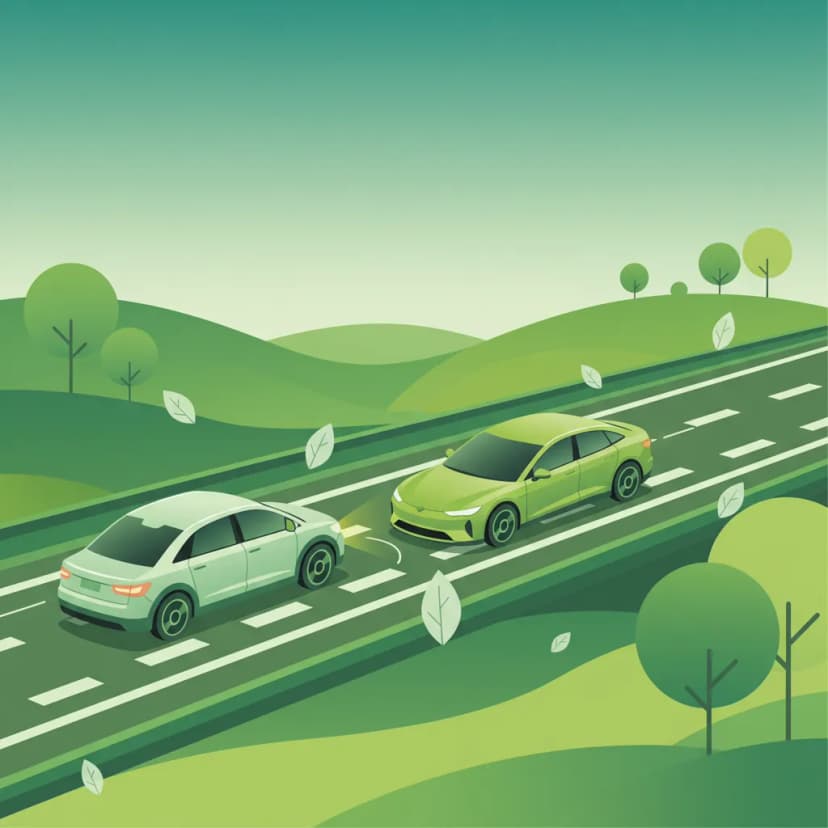 Merging and Lane Changes on Carriageways lesson image