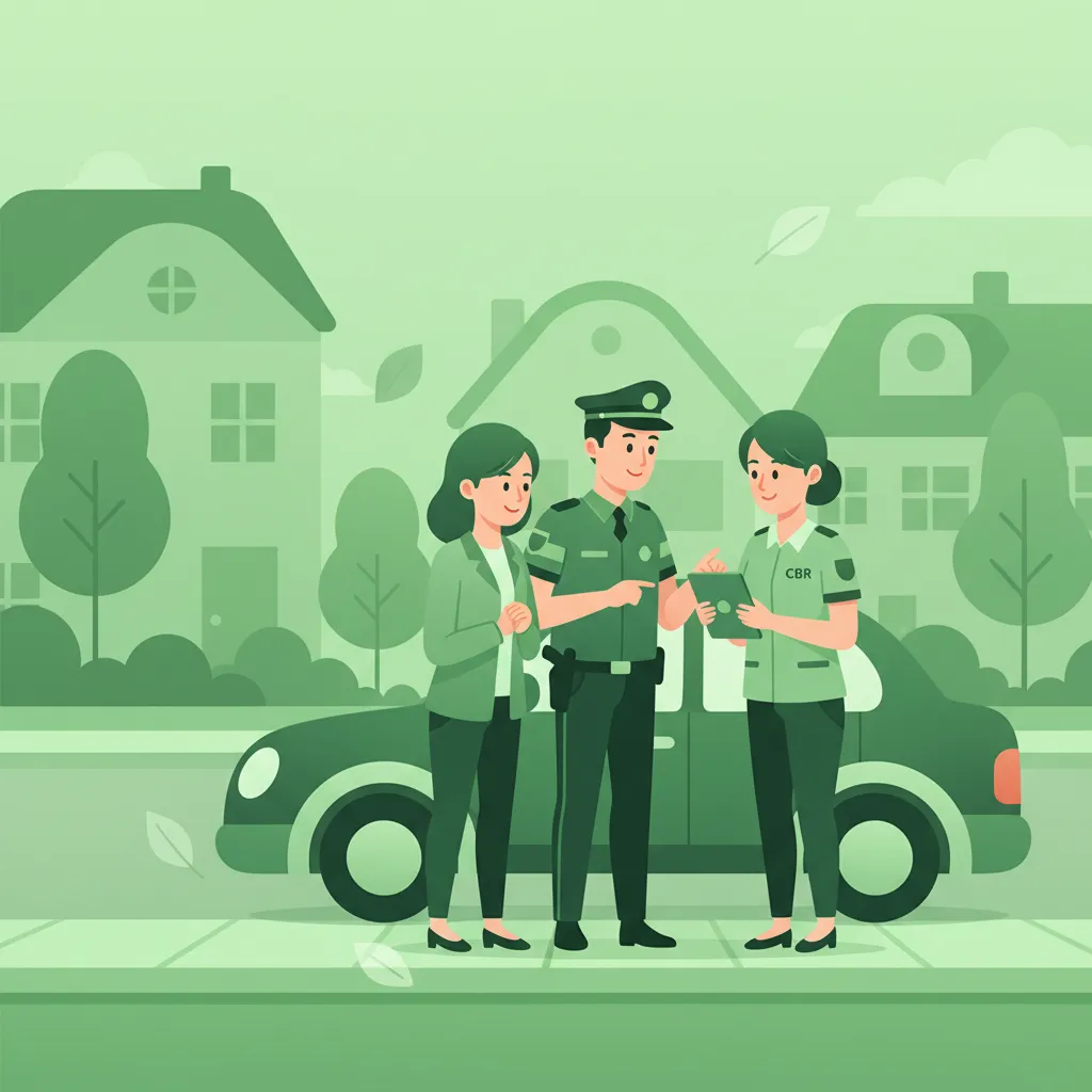 Interaction with Police and CBR Enforcement Officers lesson overview image