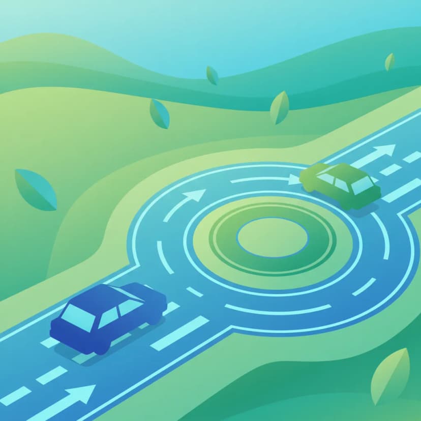 Roundabouts and Mini‑Roundabouts lesson image