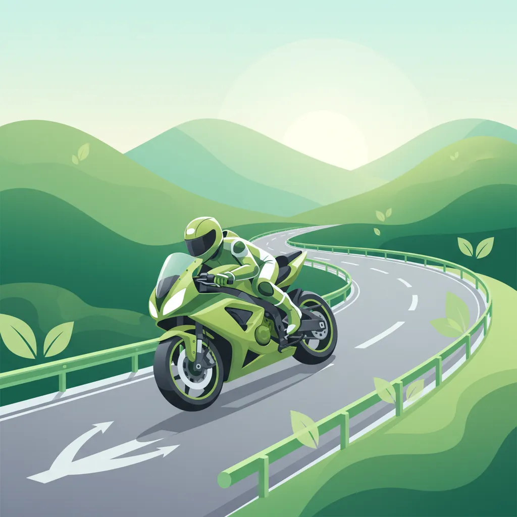 Dutch Motorcycle Theory A: Body Positioning and Lean Angle Management