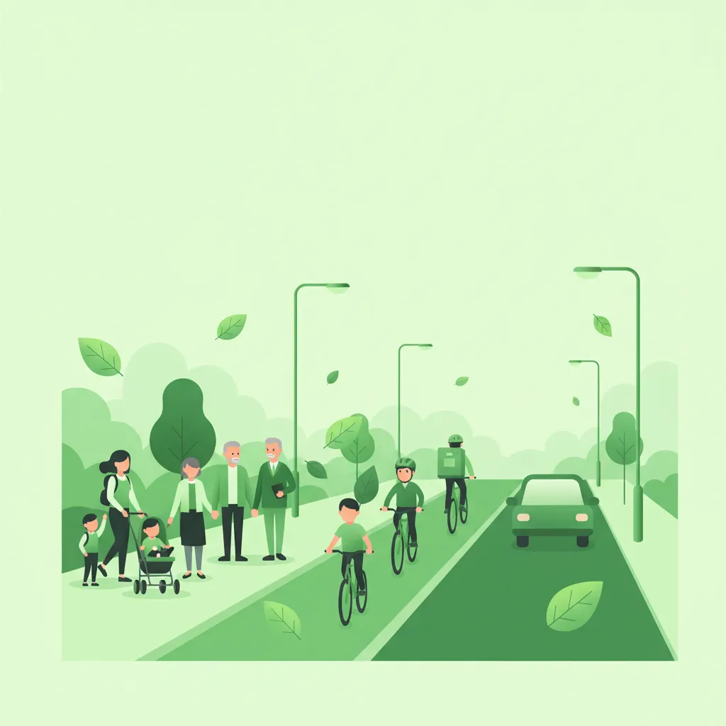 Pedestrians, Cyclists, and Vulnerable Users lesson overview image