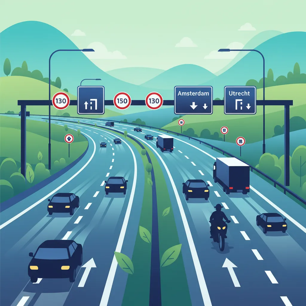 Autosnelweg (Motorway) Rules lesson overview image