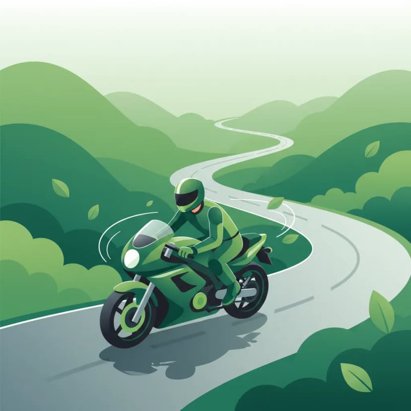 Cornering Techniques and Lean Angles lesson image