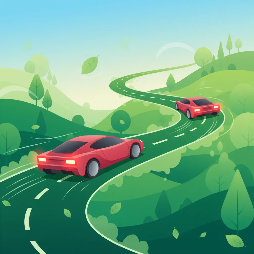 Braking Before and Accelerating Through Curves lesson overview image