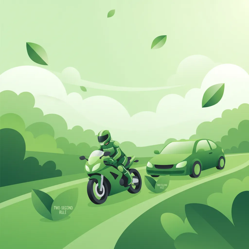 Safe Following Distances for Motorcycles lesson image