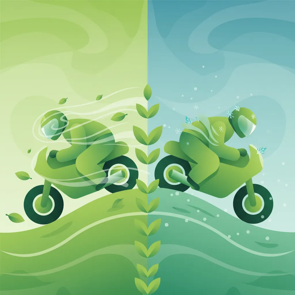 Dutch A1 Motorcycle Theory: Adjusting Riding Style for Wind and Temperature