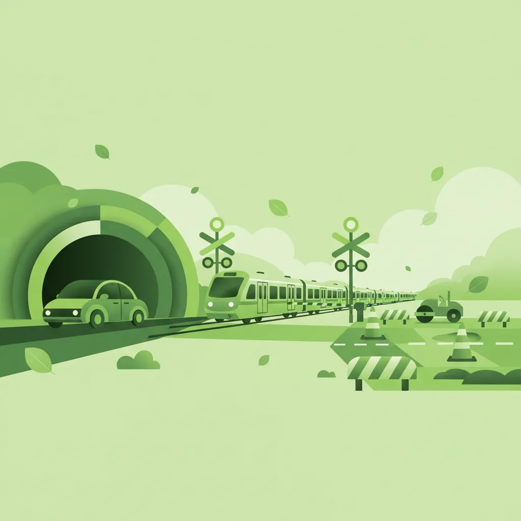 Dutch Driving Theory AM: Tunnels, Level Crossings, and Road Works