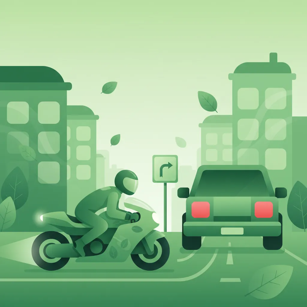 Defensive Riding Strategies for Two‑Wheelers lesson image