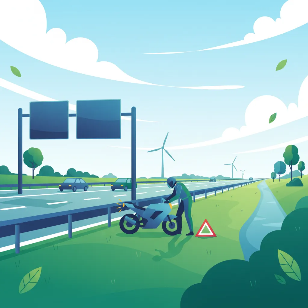 Dutch Motorcycle Breakdown & Accident Procedures for Your Theory Exam