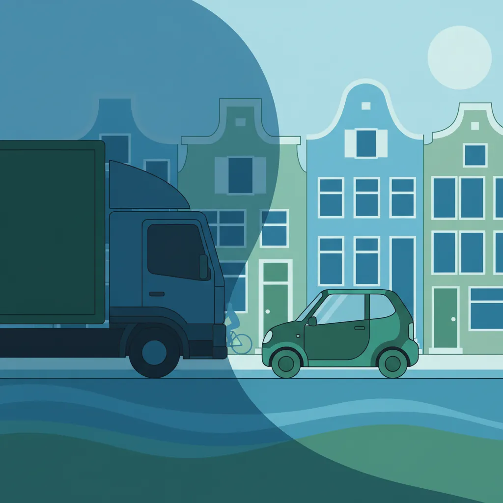 Parking Safely with Obstructed Visibility in Dutch Traffic