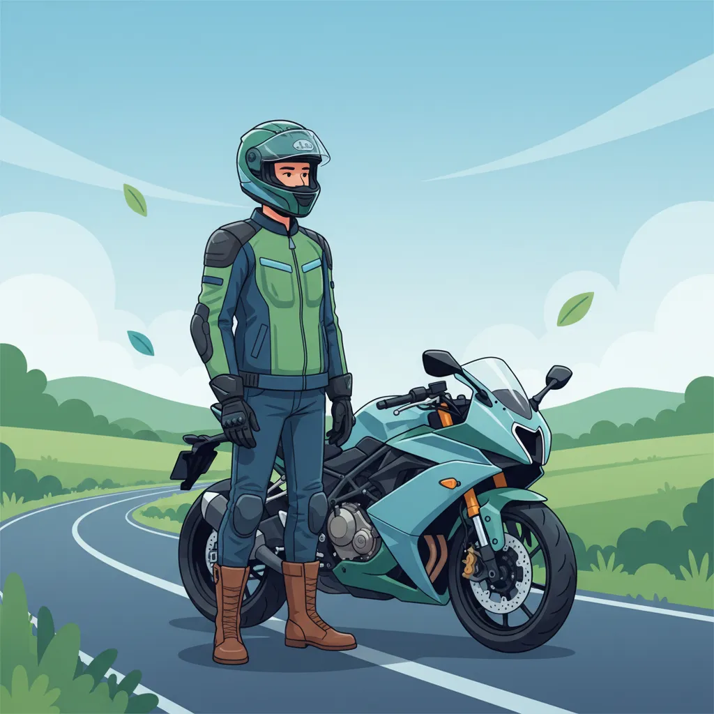 Oefenen voor het Nederlandse theorie-examen A1 motorrijden: beschermende uitrusting