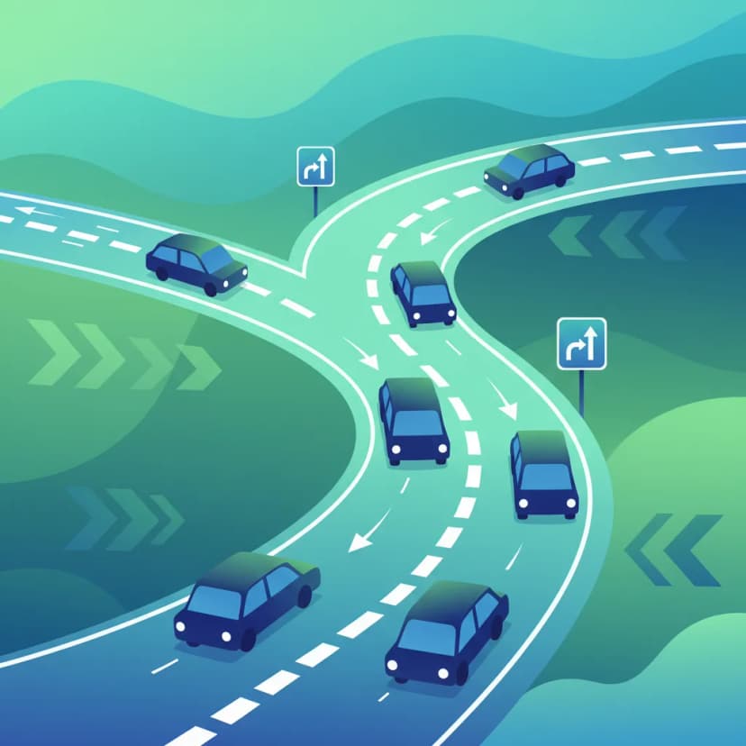 Lane Reduction and Zipper Merging Rules for Your Dutch Driving Exam