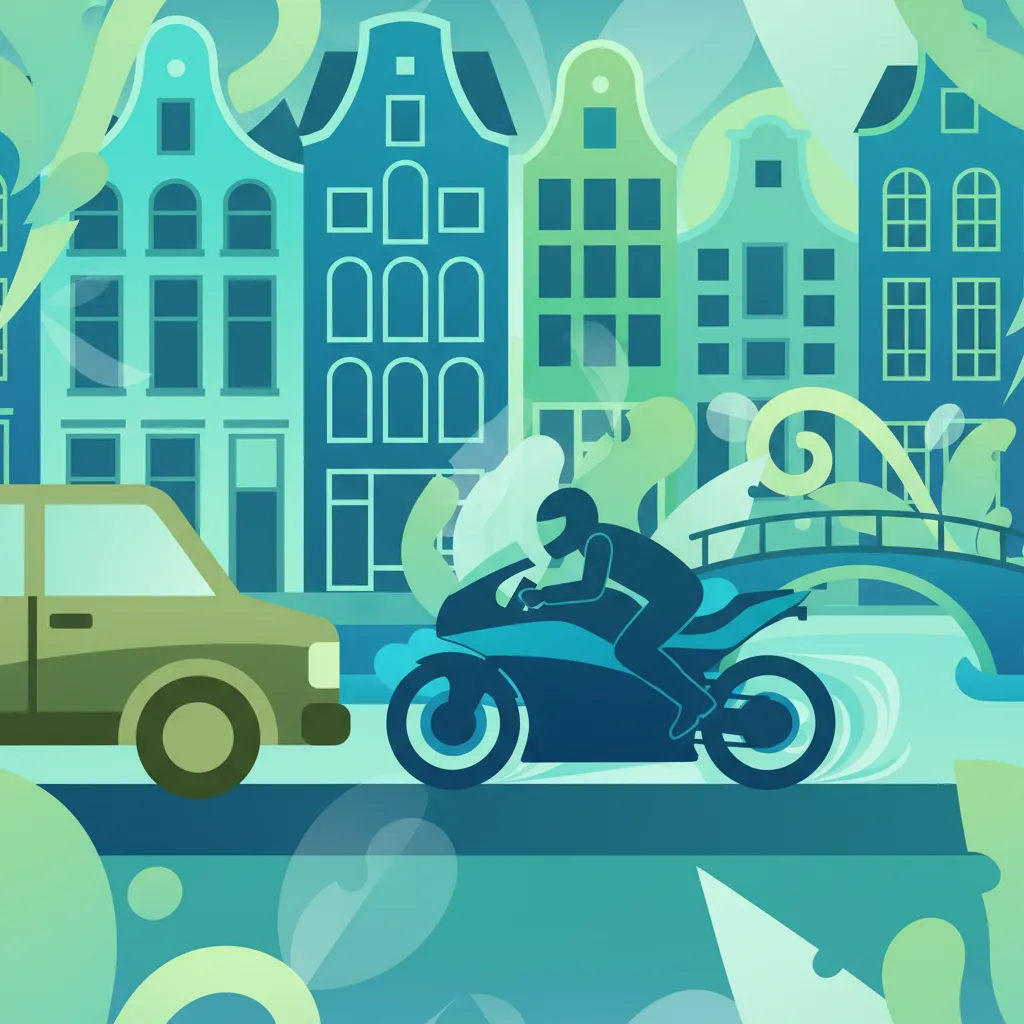 Dutch Motorcycle Evasive Manoeuvres Practice for Your A License Theory Exam