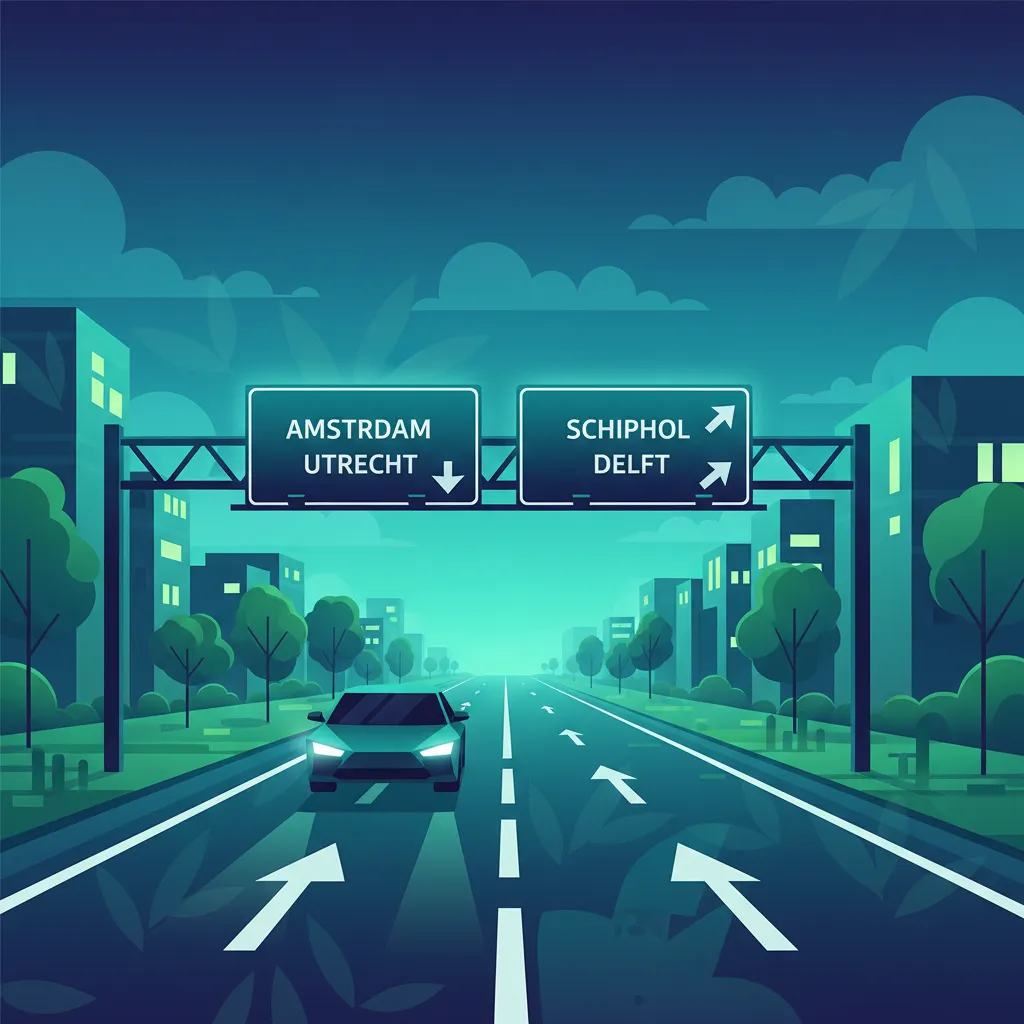 Holenderska teoria jazdy: Znaki informacyjne na skrzyżowaniach