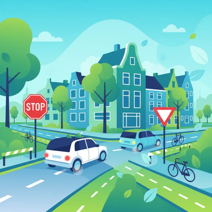 Mastering Stop and Yield Signs in Dutch Traffic