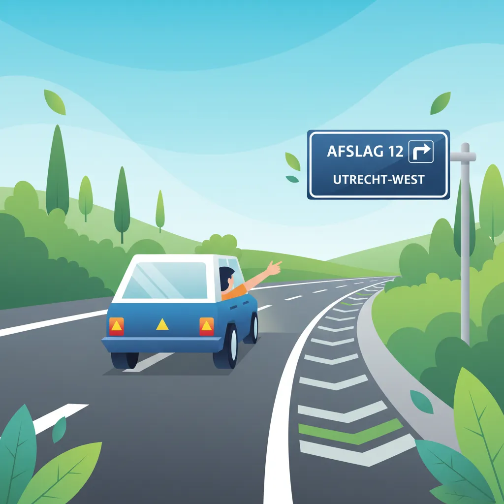 Master Motorway Exiting & Deceleration Lanes for Your Dutch Driving Exam
