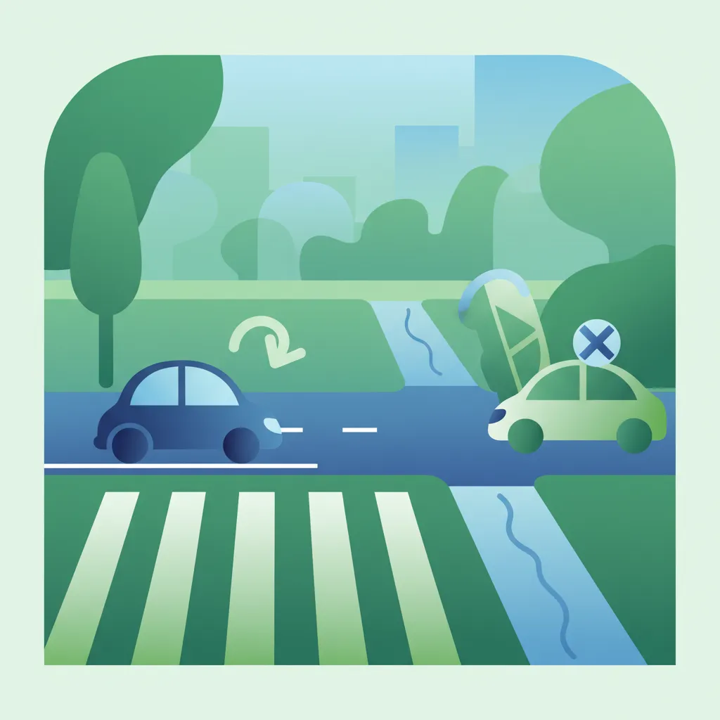 Parking and Stopping Rules Near Junctions and Crossings in the Netherlands