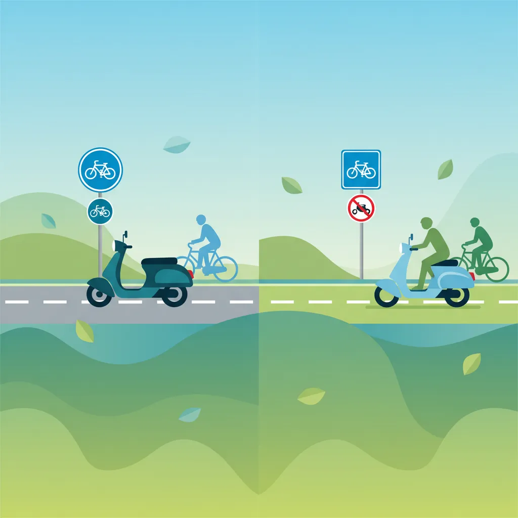 Dutch Moped & Light Moped Road Rules: Cycle Path vs. Carriageway for AM Licence