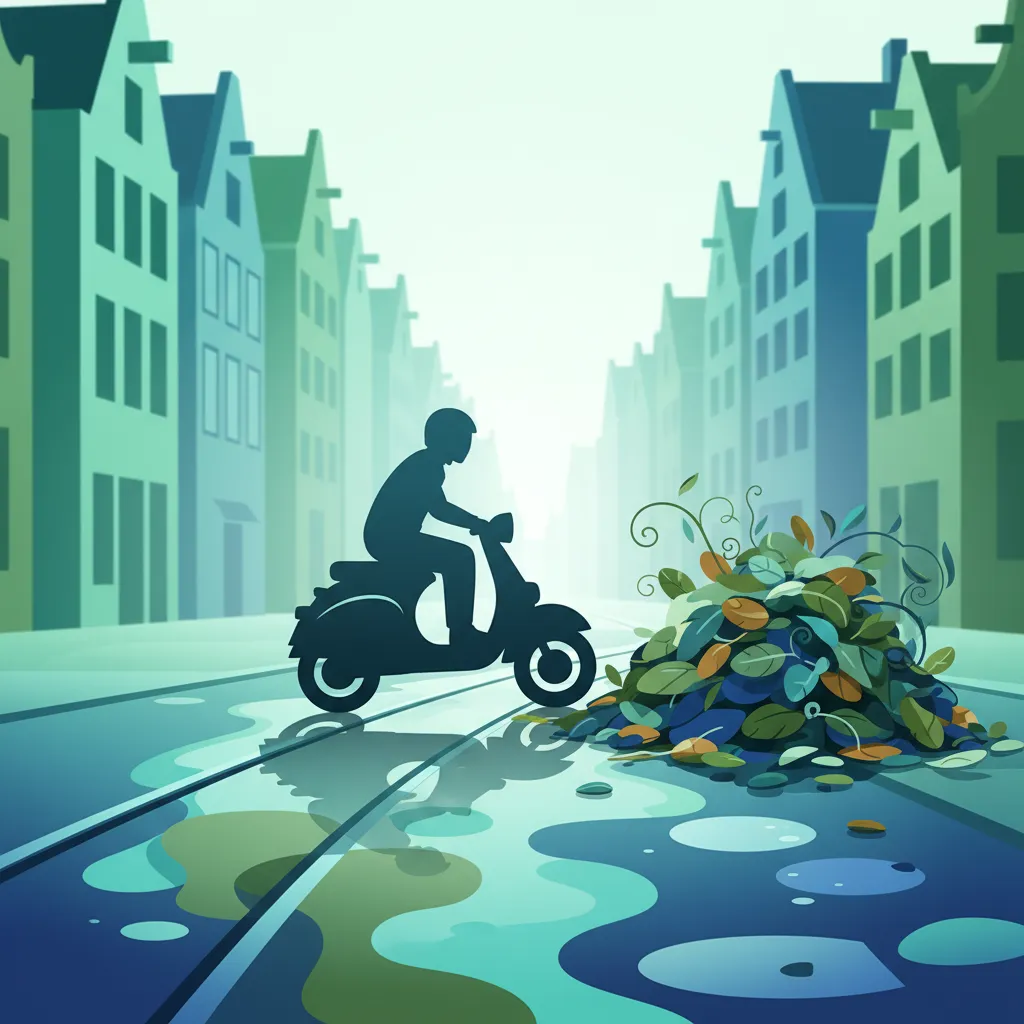 Dutch Driving Theory: Tram Tracks & Road Surface Dangers for Moped Riders