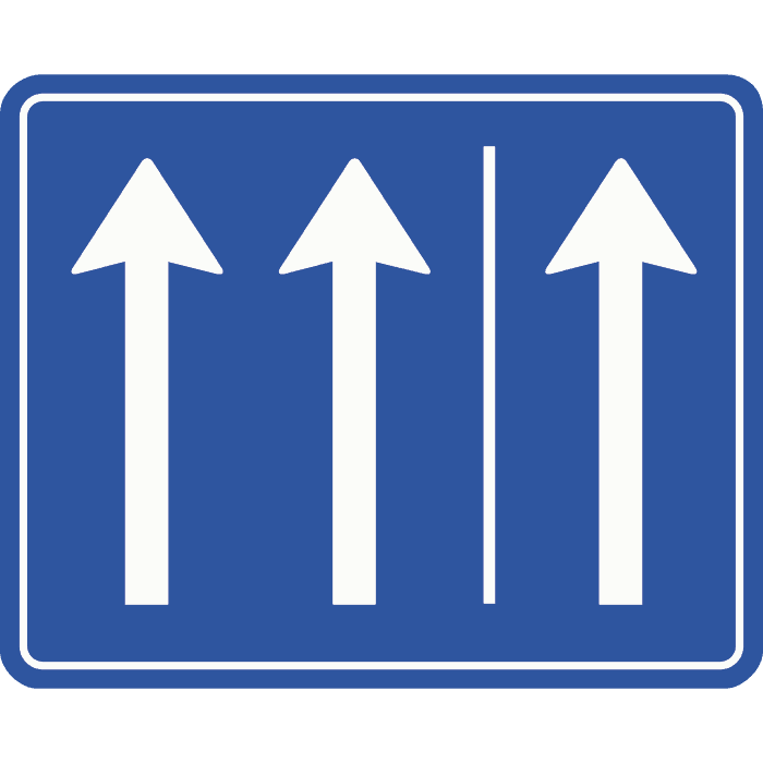 C23-01 - Rush-Hour Lane Open road sign