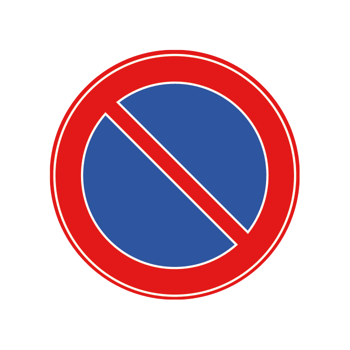 E1 - Parking Prohibited road sign