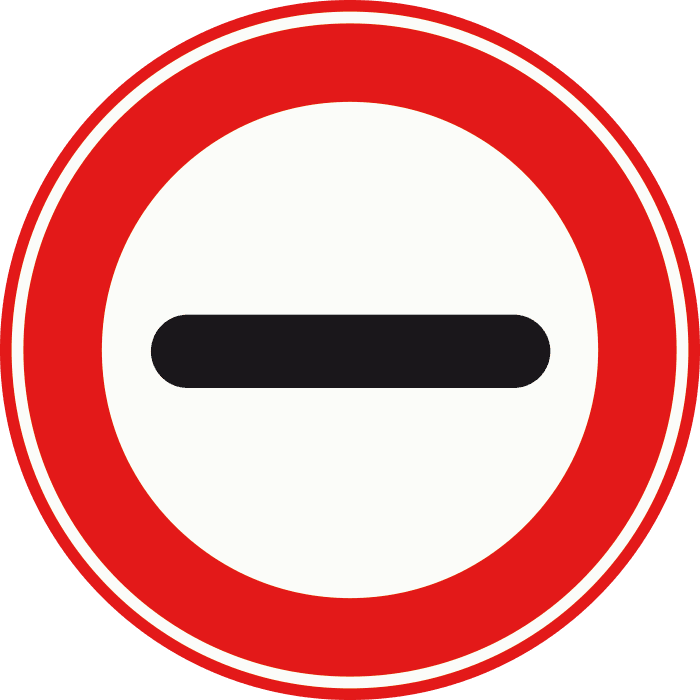 F10 - Stop — By Authority road sign