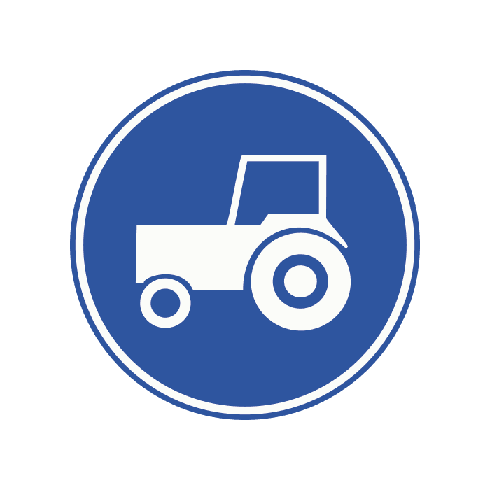 F11 - Passing Lane — Slow Vehicles Must Use road sign