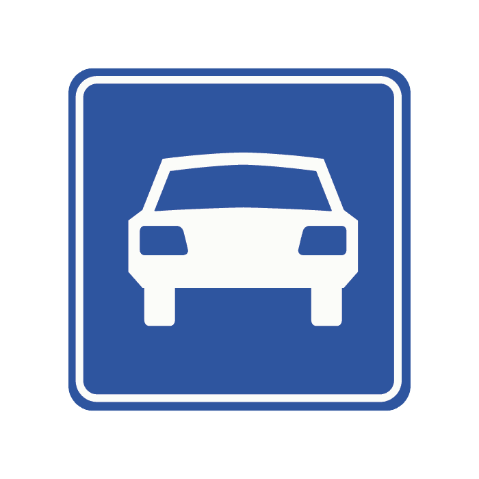 G3 - Start of Autoweg (Express Road) road sign