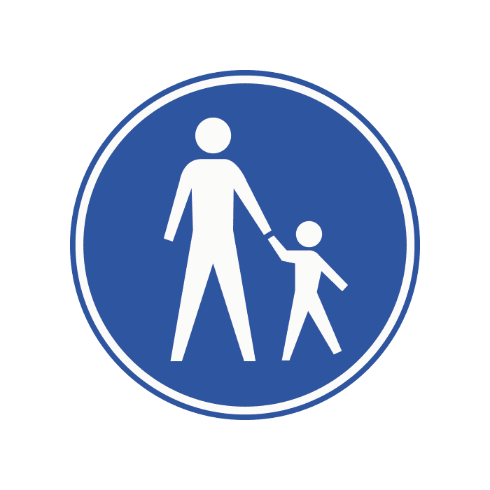 G7 - Start of Footpath road sign