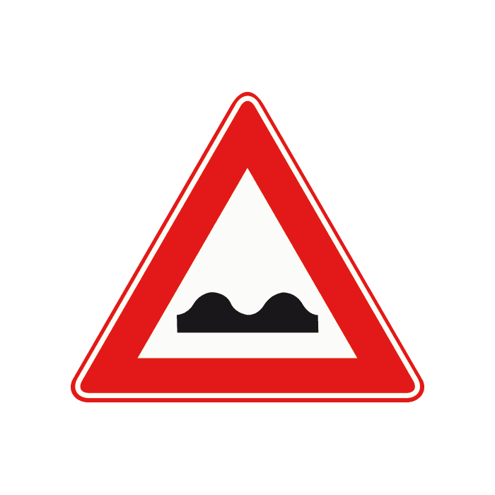 J1 - Poor Road Surface road sign