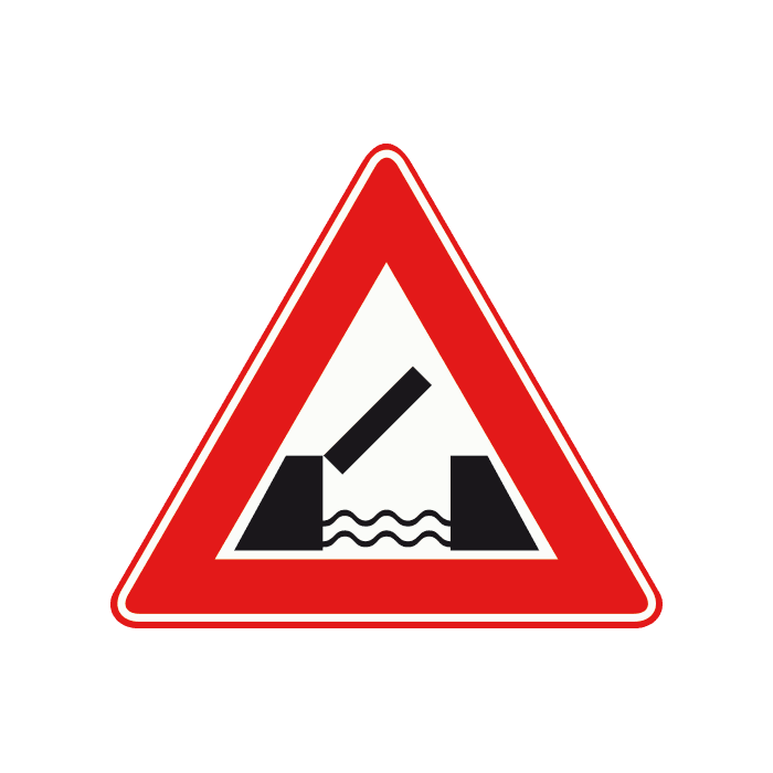 J15 - Movable Bridge road sign