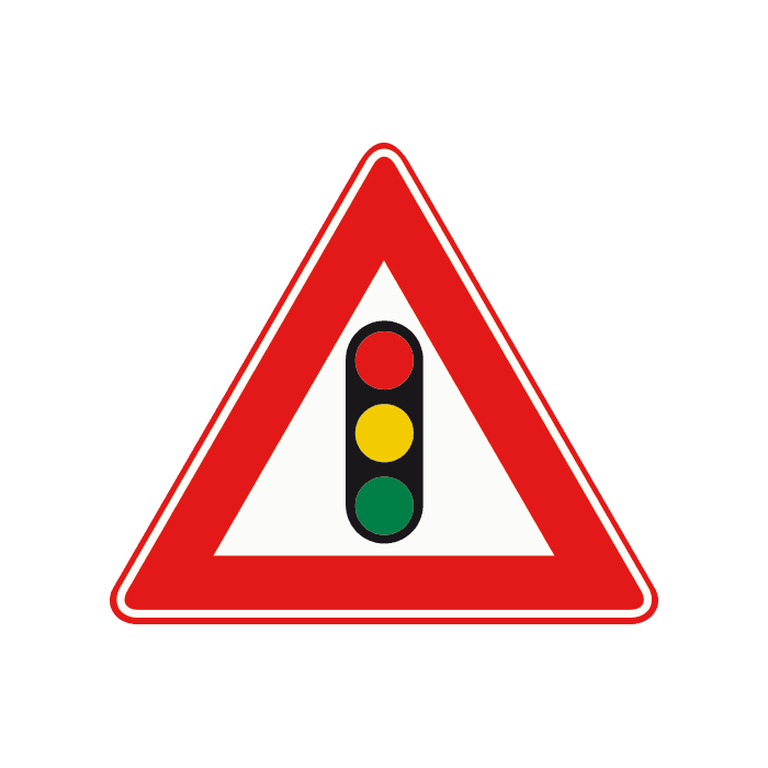 J32 - Traffic Lights road sign