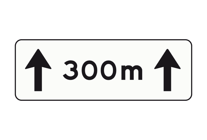 OB-411 - Rule Applies Over the Next … m road sign