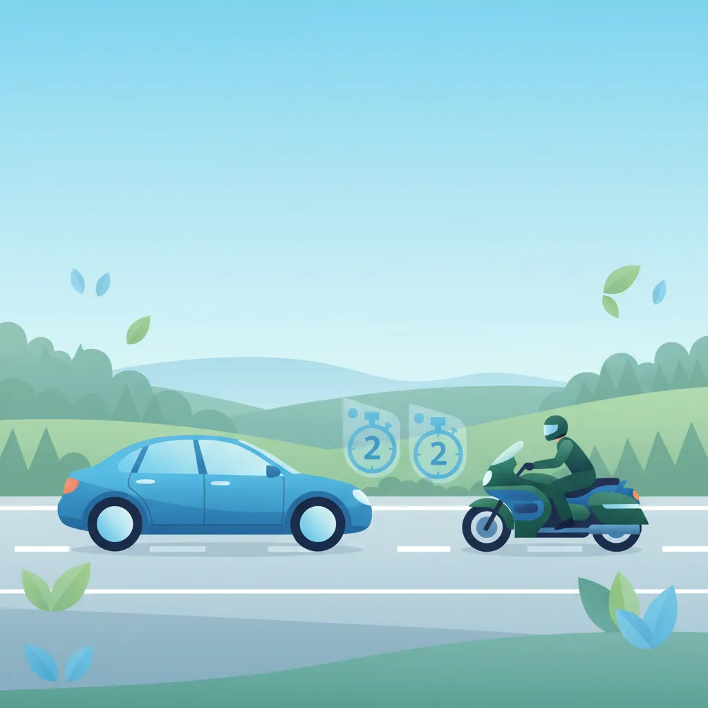 Safe Following Distance and Hazard Perception