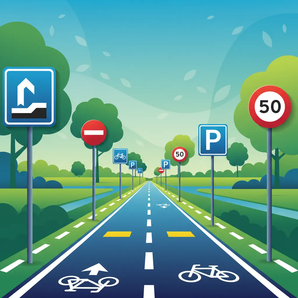 Road Signs and Markings (Motorcycle Perspective) unit image