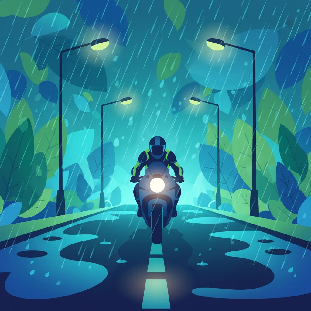 Riding in Adverse Weather and Night Conditions