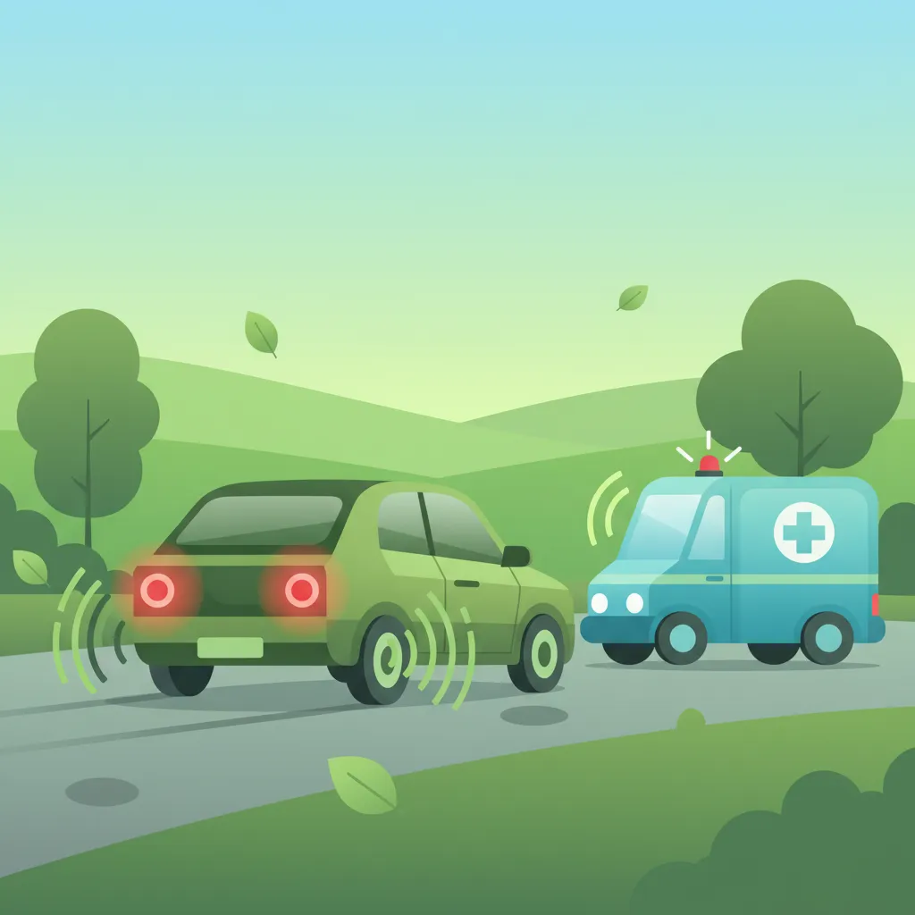 Emergency Stops and Priority Vehicles lesson overview image