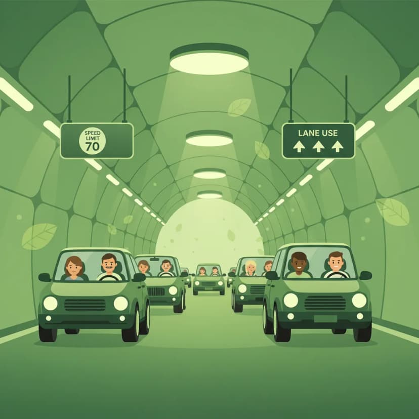 Tunnel Safety Rules (tunnelvoorschriften) driving theory lesson