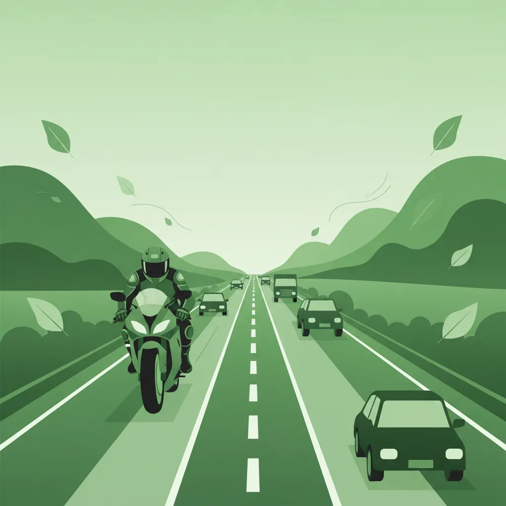 High-Speed Riding on Motorways (snelweg) driving theory lesson