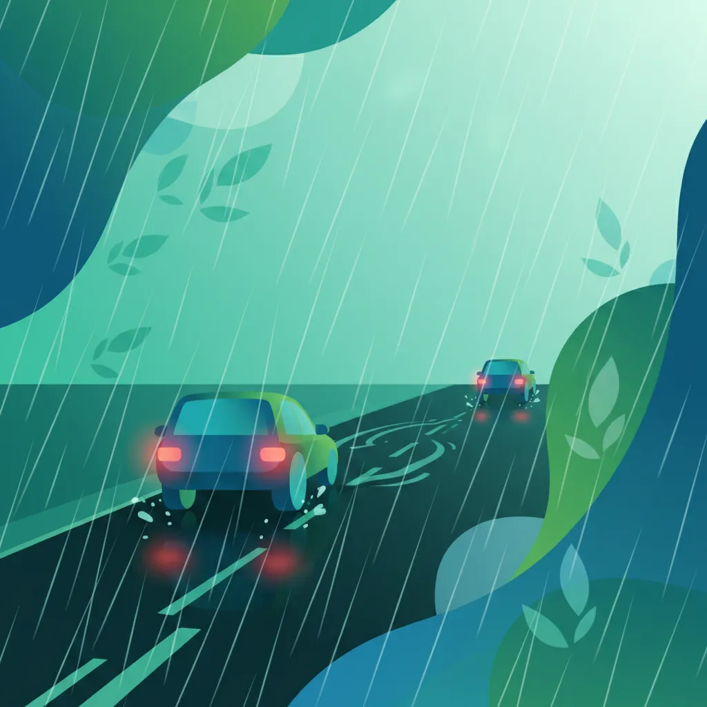 Dutch Motorcycle Theory (A2): Adjusting Following Distance in Adverse Conditions