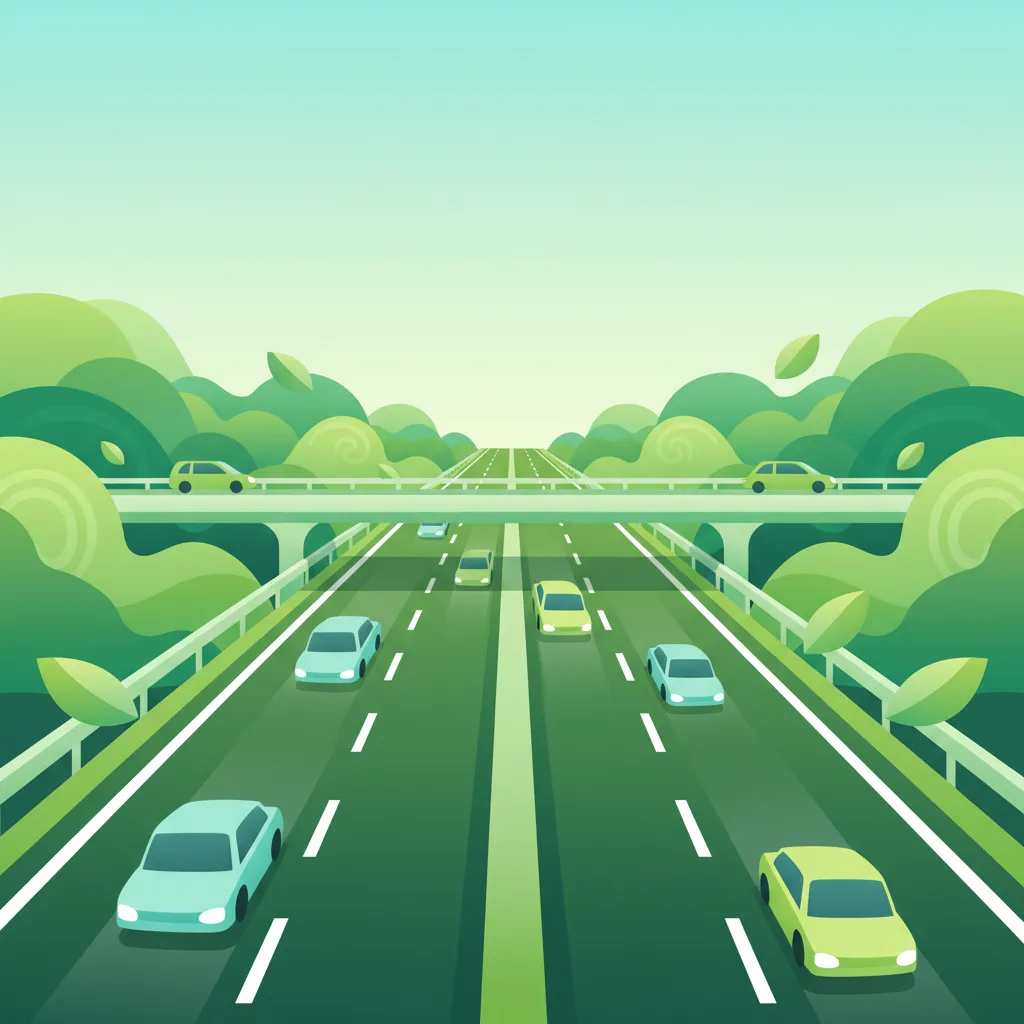 Maintaining Safe Gaps in High-Speed Traffic driving theory lesson