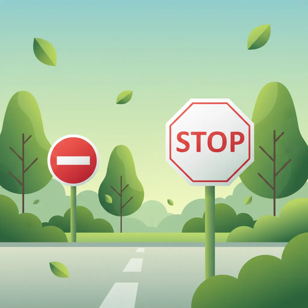 Dutch Driving Theory AM: Regulatory Signs (e.g., B6 Stop, C2 No entry)