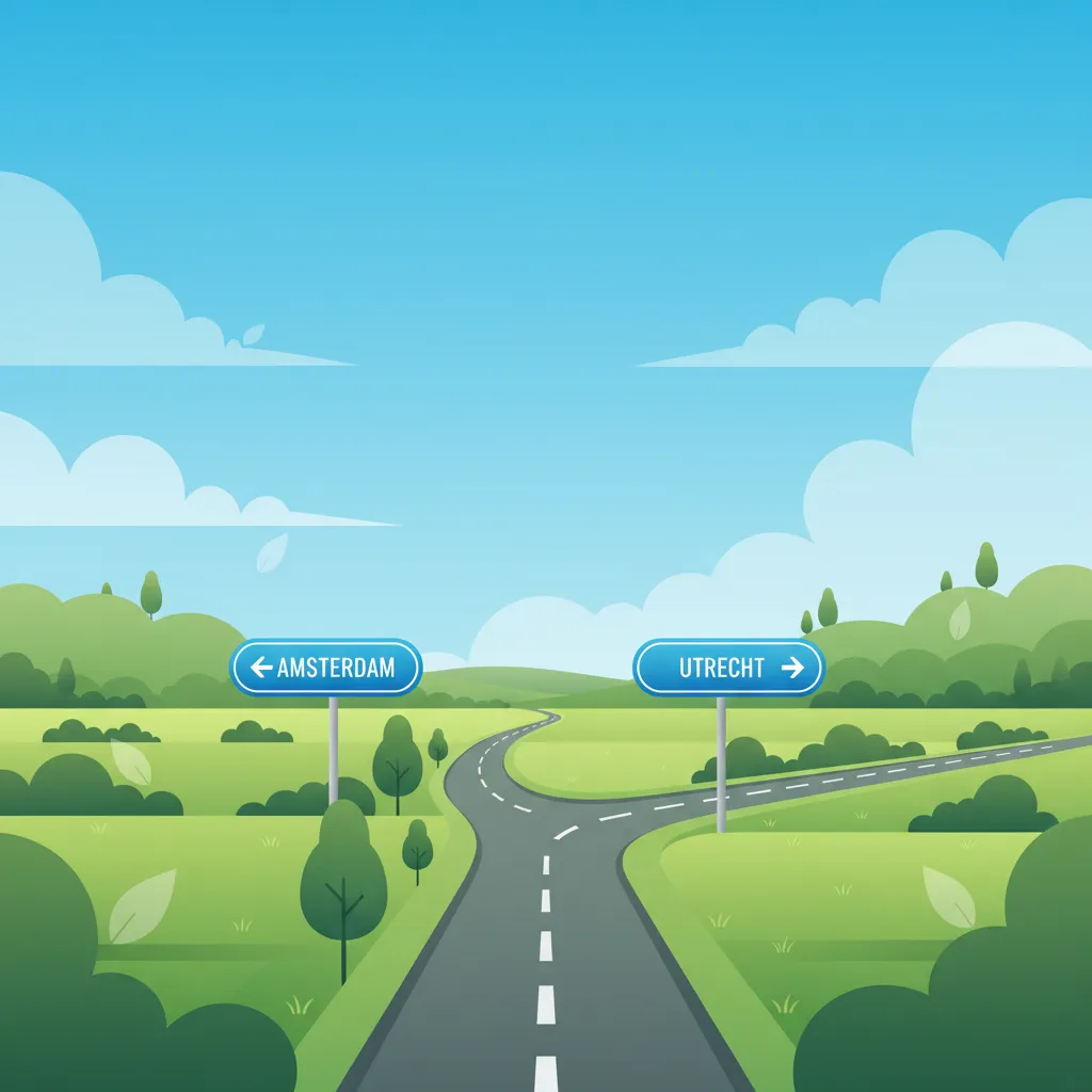 Information Signs (richtings- en bestemmingstekens) driving theory lesson