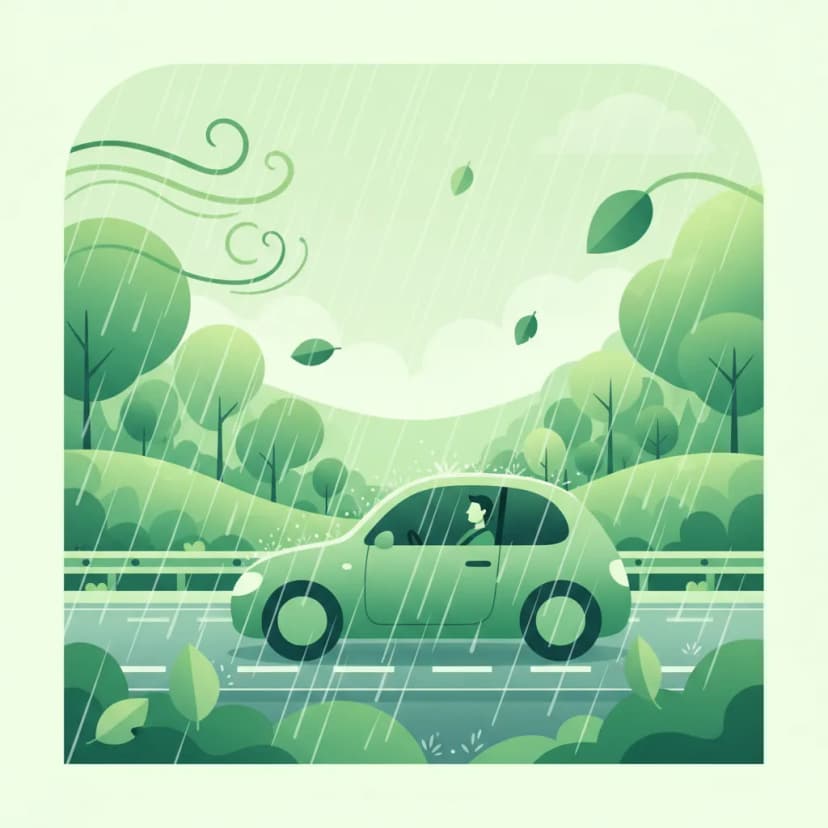 Emergency Procedures During Severe Weather driving theory lesson