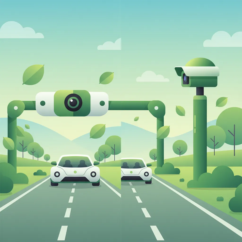 Speed Enforcement Techniques (trajectcontrole, flitspalen) driving theory lesson